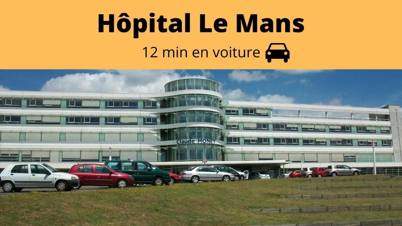 Le Mans - Au Calme - Stationnement Facile - Proche Centre Ville Et Gare ภายนอก รูปภาพ